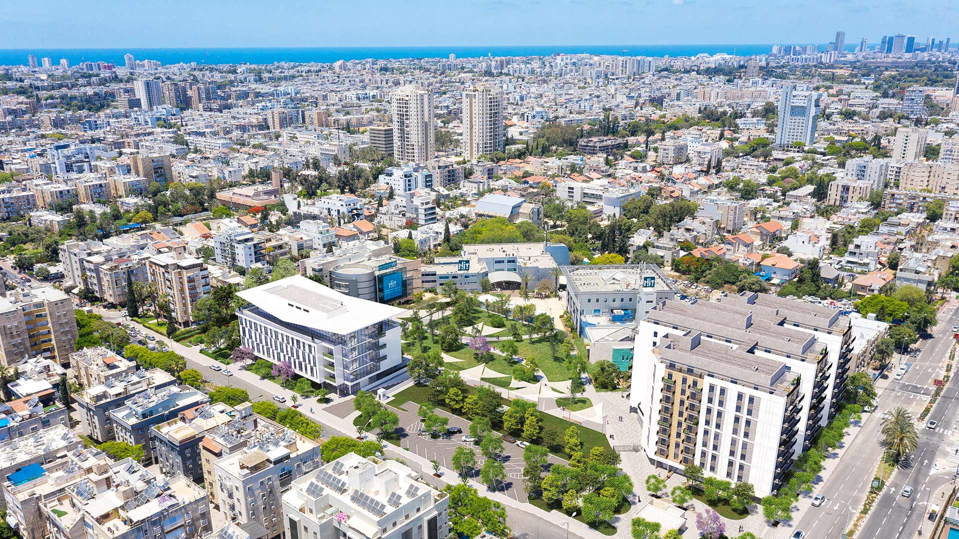 הדמיה ממוחשבת של המכון הטכנולוגי חולון