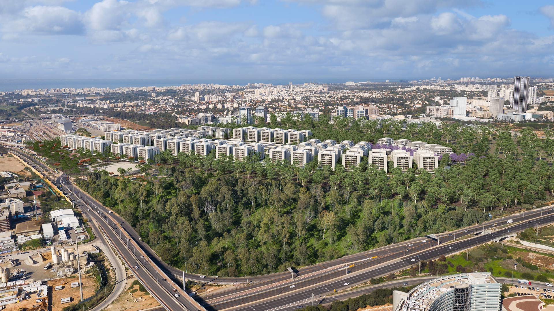 הדמיית מחשב לשכונה חרדית